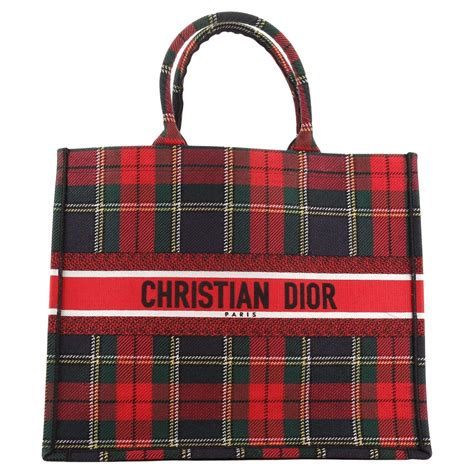 christian dior checkered tote bag|Christian Dior tote bag clearance.